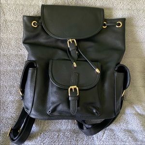 Black backpack gussaci brand